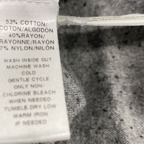 Loft Speckled Gray Hi-Lo Sweater - Picture 6 of 7